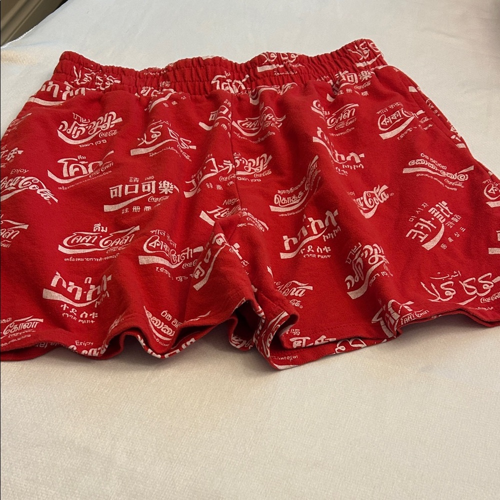 Unisex Coca-Cola Red Logo Shorts